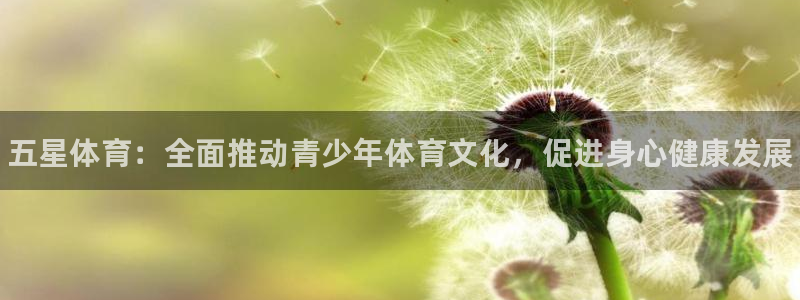 oety欧亿体育官网下载开户：五星体育：全面推动青少